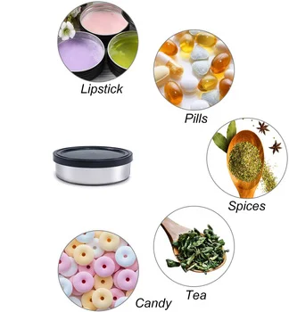 metal food container health products capsule medicine packaging protein powder jar aluminum tin can