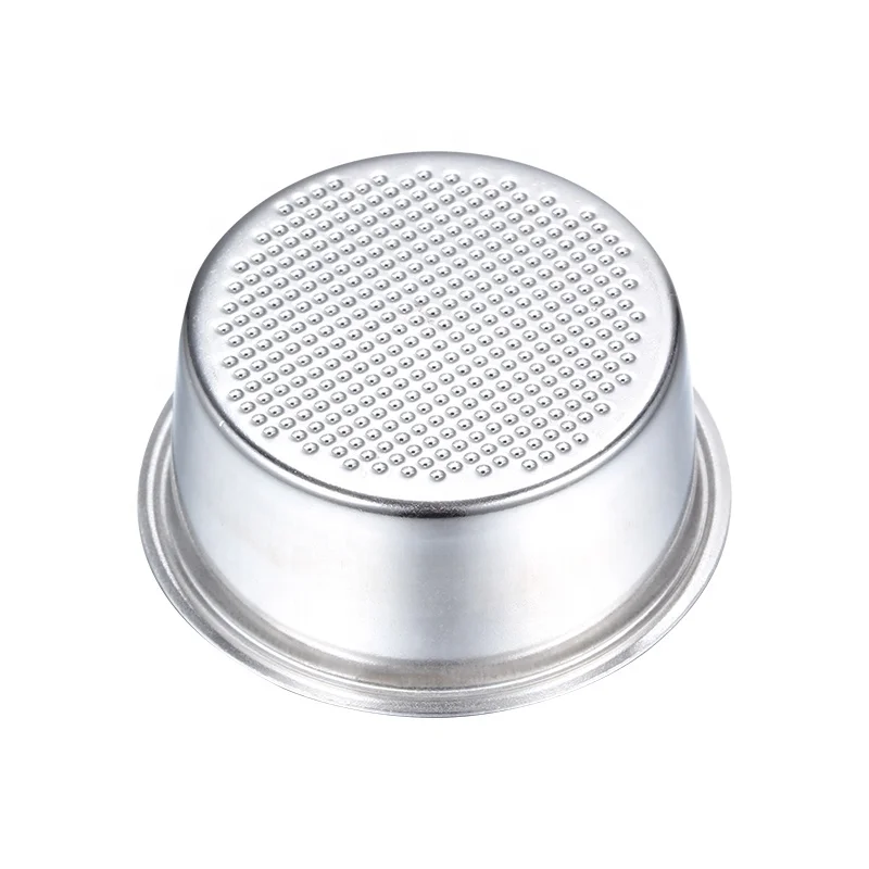 Stainless Steel Bottomless Portafilter Basket 51mm Single Shot Coffee Espresso Portafilter Basket