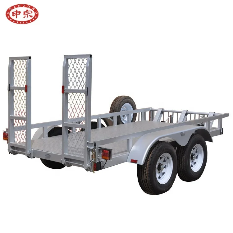 Tandem Trailer Small Mini Excavator Car Trailer
