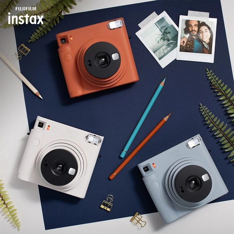 Fujifilm Instax квадратная SQ1 гибридная мгновенная фотокамера цветная Мини пленочная печать камера белая рамка