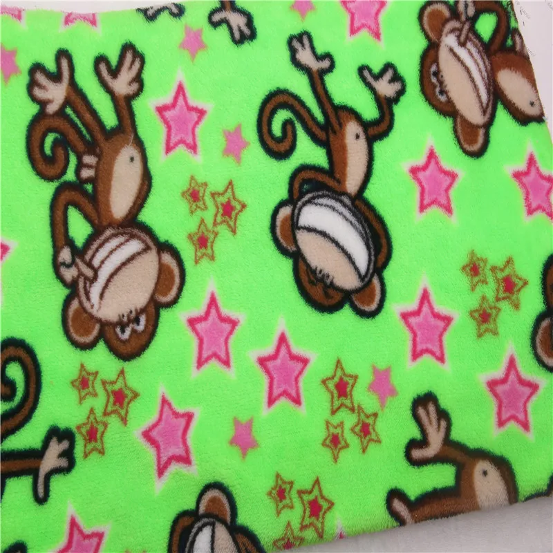 
HOT SALE coral flannel fabric printed fleece for baby blanket factory China 