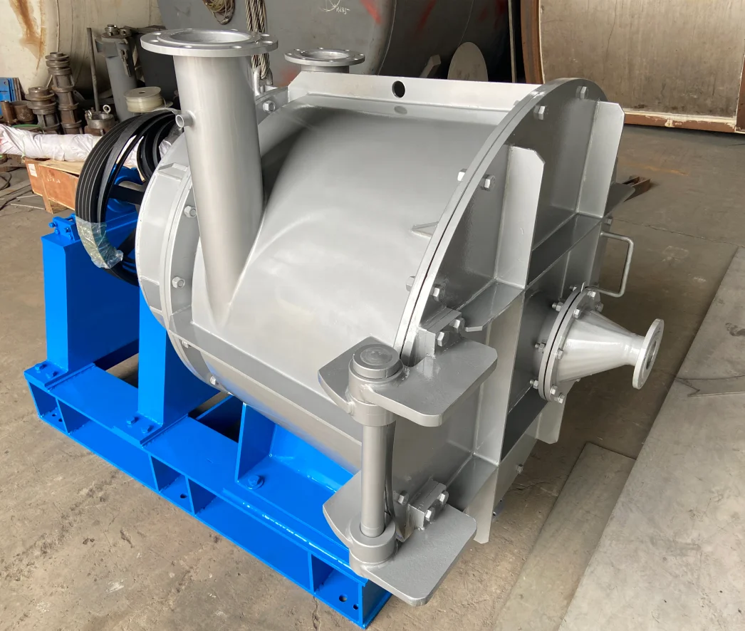 Paper pulping single effect Defibrating Machine conical fiber separator for paper mill