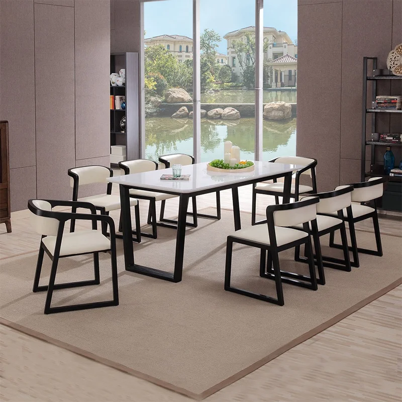 Wholesale Home Furniture Dining Table Set Nordic Marble Dinning Table