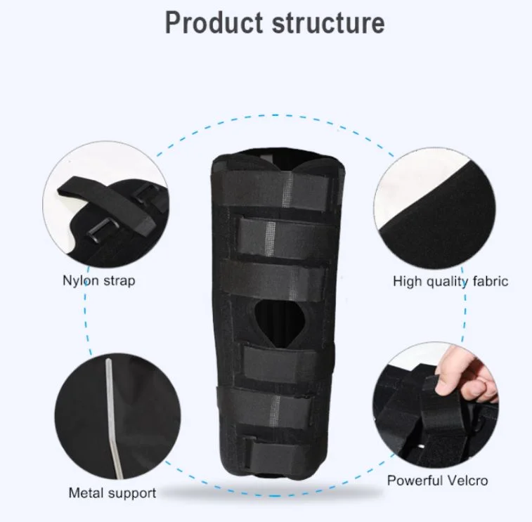 Kangda 20 years factory Free sample OEM ODM Knee splint tri-panel immobilizer knee brace