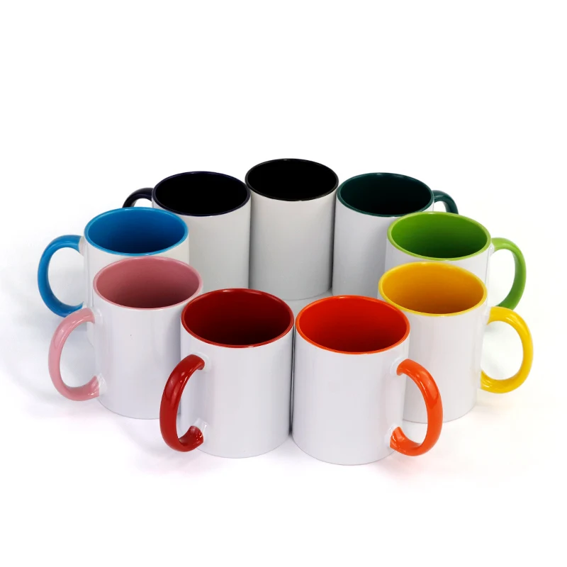 Wholesale 11oz Promotional Heat Sensitive Thermal Transfer Coffee Cup Color Change Ceramic Magic Mugs For Mothers Day Gift