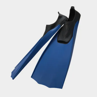 Wholesale price full foot dive fins long blade swimming flipper adult equipment rubber swimming fins scuba freediving