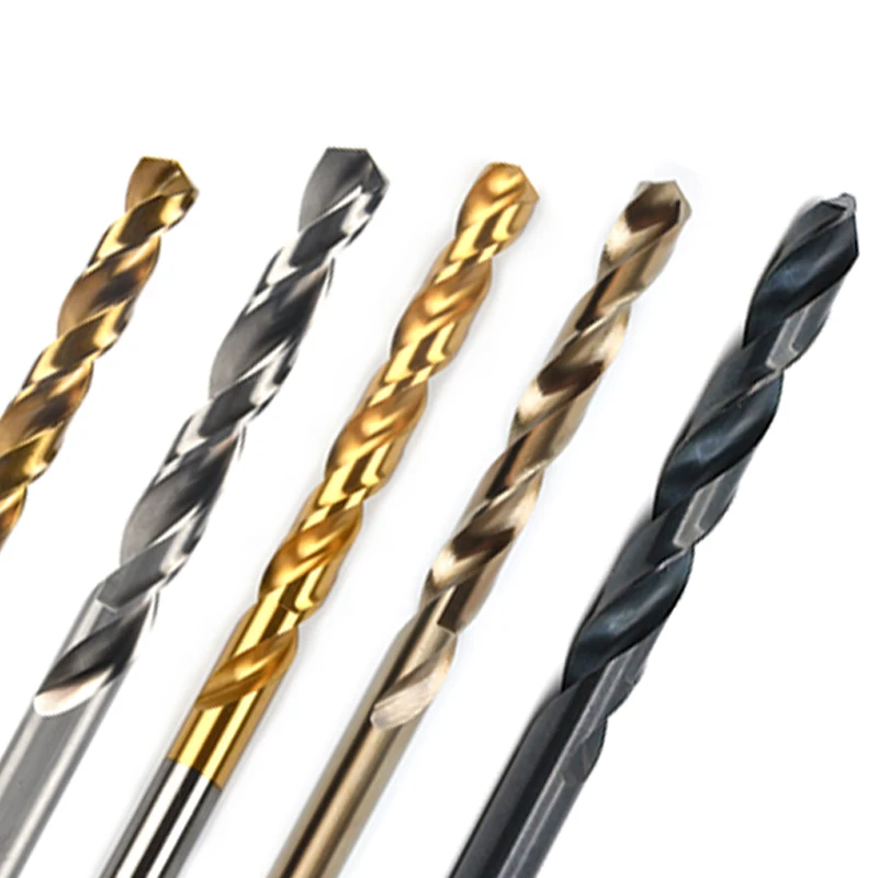 Cheap HSS 4241 Drill Bits DIN338 black Twist Drill Bit roll forged Straight Shank