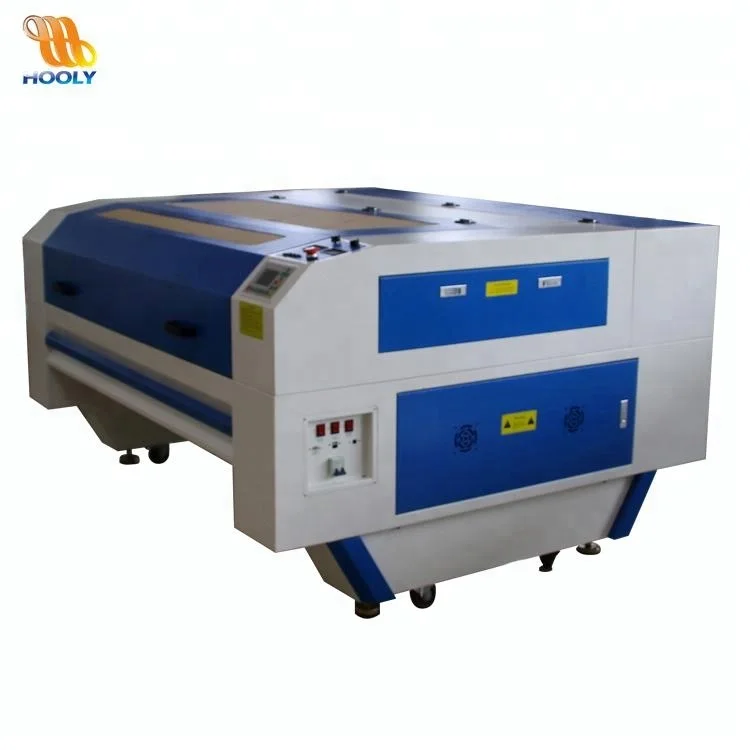 HOOLY 1610 Lazer Cutter 80w 100w Mdf Textile Foam Leather Plywood Acrylic Fabric Wood cnc Co2 Laser Cutting Machines