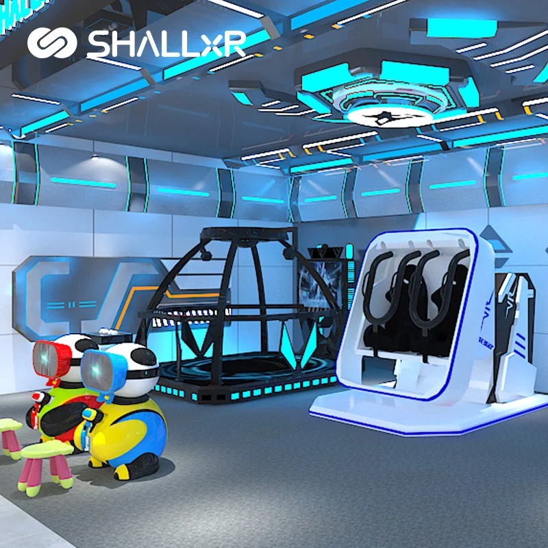 ShallxR Cost-Effective Lbvr Solution Shopping Mall Guangzhou Amusement Ride 30  50  9D Cinema Vr Reality Theme Park