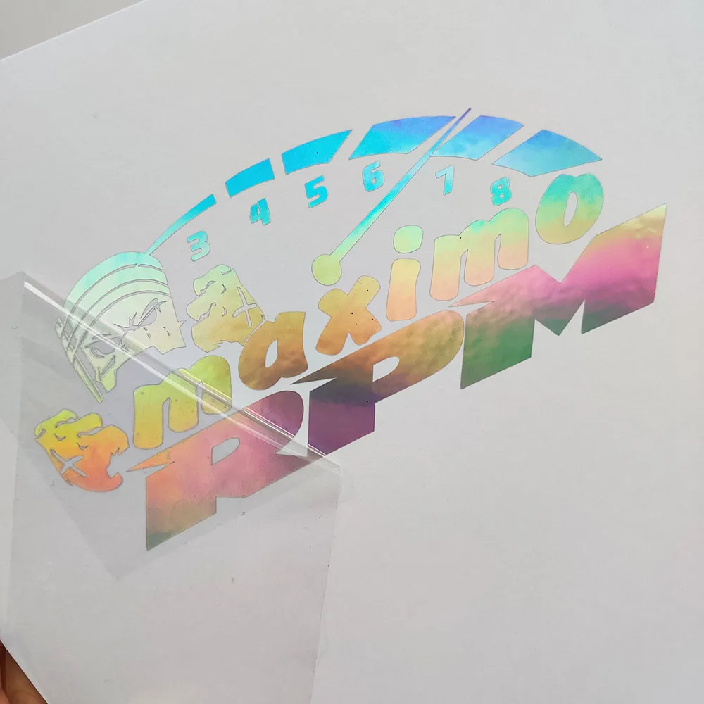 Waterproof hologram Resistance Vehicle Transfer Amine Car Decals Custom Vinyl Die Cut Window Stickers 3d Car Decal