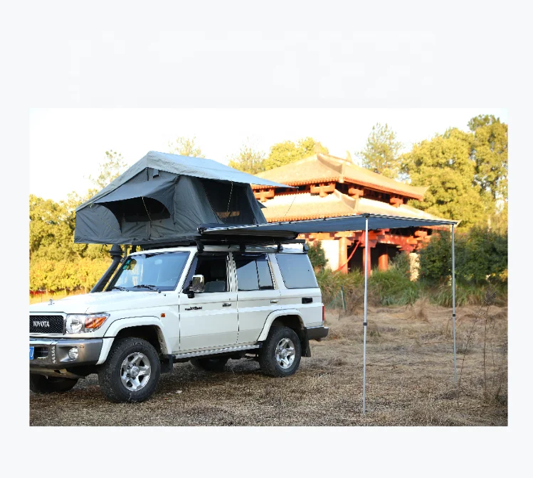 
waterproof awning tent car top roof tent with LED light 