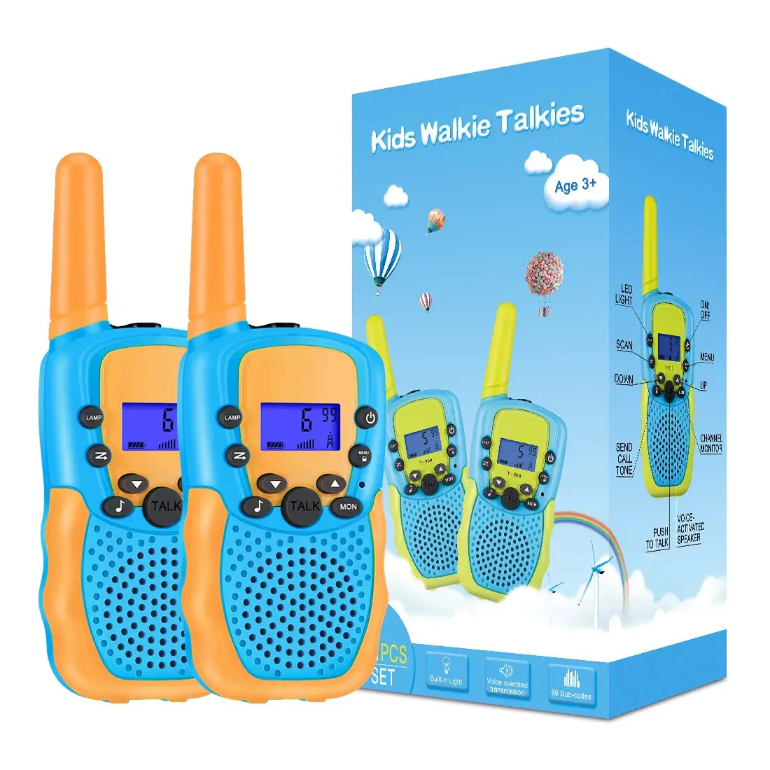 kid gift Mini Radio HOT Selling Kids Walkie Talkies For Children Wireless Woki Toki 3 Km Long Range 2 Way Radio child