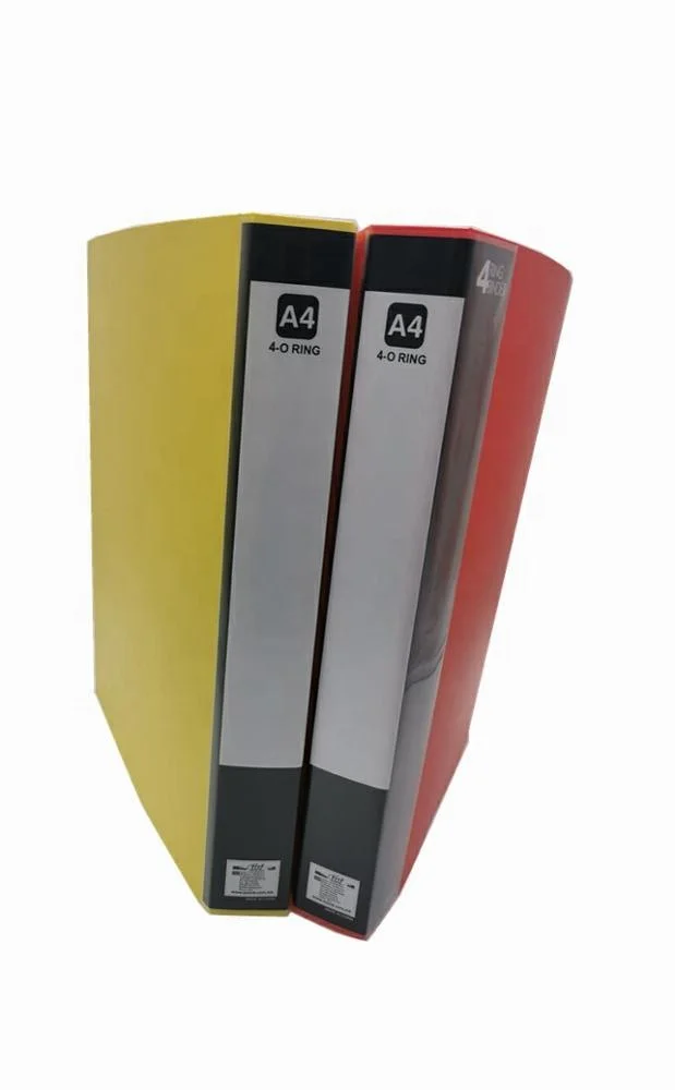 Лидер продаж, Оптовая поставка, папка для бумаг A4 30 мм с 4-уплотнительными кольцами и внутренним карманом, новый материал