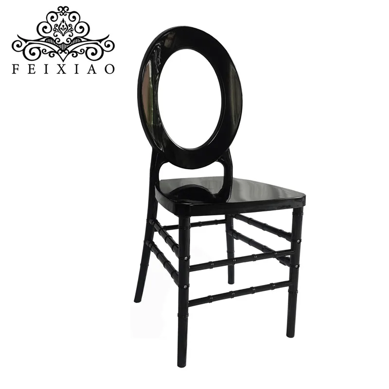 Transparent Resin Acrylic Stackable  Wedding Tiffany Chiavari Chair  for wedding and party