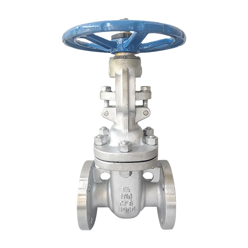 CF8 SS  CF8M CF3 CF3M Stainless steel solid wedge gate valve