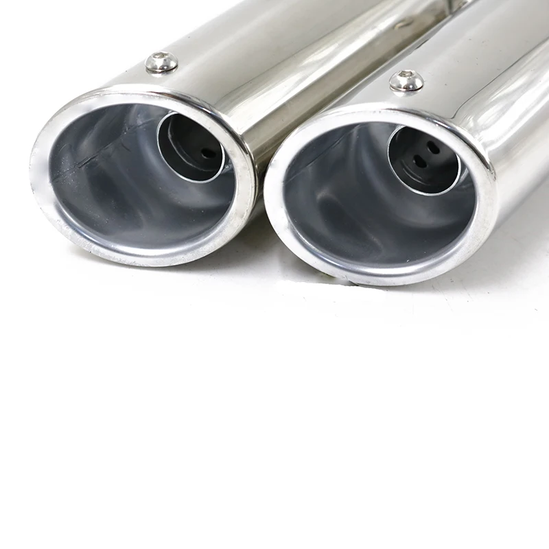 Escape Moto Muffler exhaust pipe 51mm stainless steel for Ducati V4 Yamaha R15 GSRX k7 600 Z400 YZF-R125 exhaust