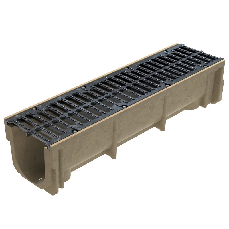 New arrival rain drain floor drain gutter system  polymer concrete channel for driveway