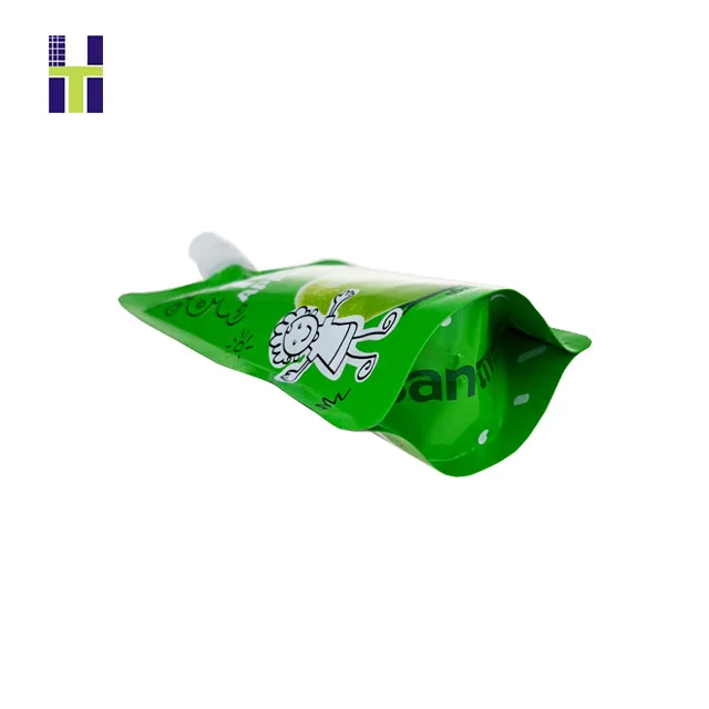 Custom printed spout juice drink plastic liquid packing bag
