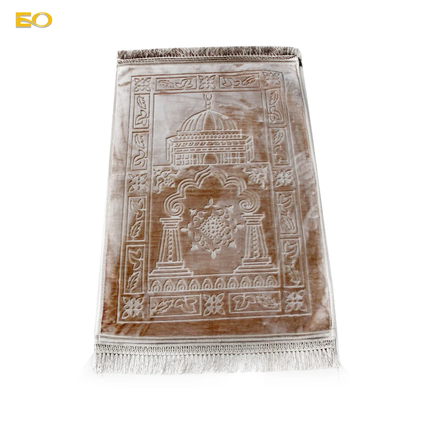 Anti Slip Rug Soft Silky Smooth Synthetic Carpet for Bedroom Shaggy Carpet Exquisite Portable Mosque Rug High Quality Customized