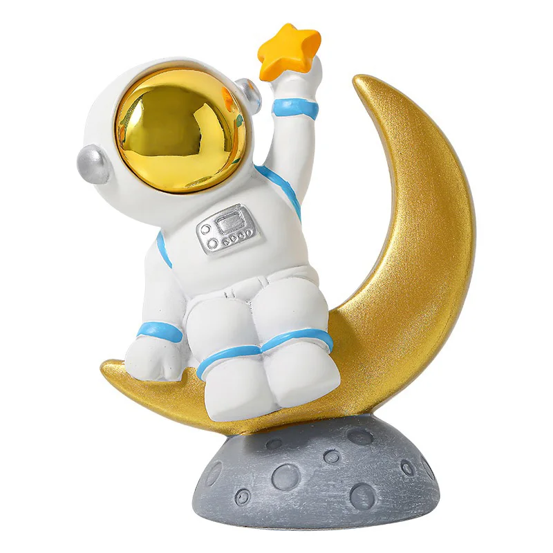 Custom resin home desktop ornament astronaut figurine for living room decor