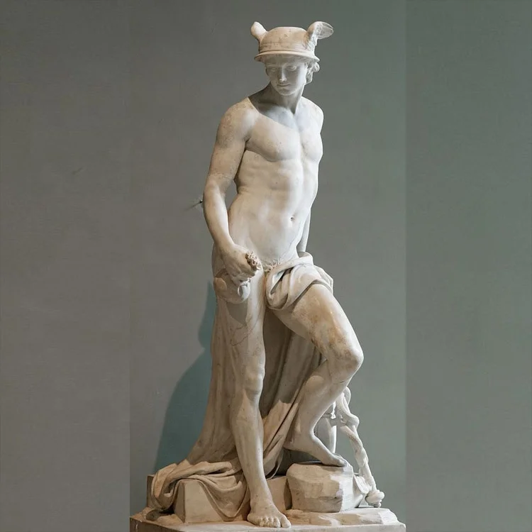 Outside decorative fat nude male stone sculpture man figurines statue