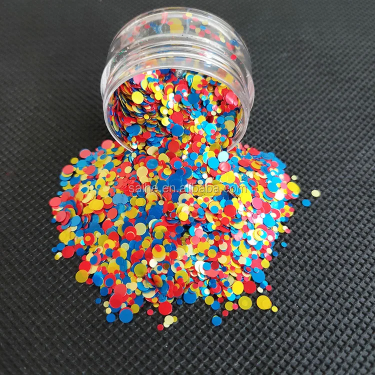 SaiHe Glitter Factory Supply Holographic chunky glitter Holographic glitter with MSDS Reports