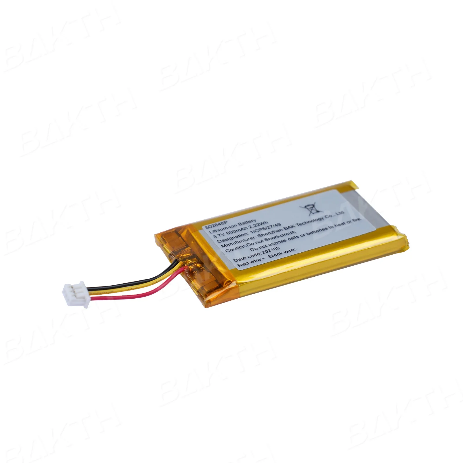 Consumer Electronics Use Lithium Polymer Battery Pack 3.7V Lipo Lithium Ion Batteries 155mAh 300mAh 560mAh 600mAh
