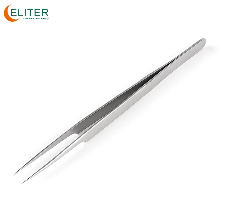 ELITER Hot In Stock Individual Classic 0.03 Volume Eyelash Extensions Tweezers Stainless Eyelash Tweezer Laah Tweezers
