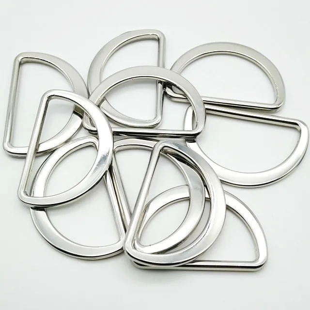 30mm Flat alloy D ring metal D ring