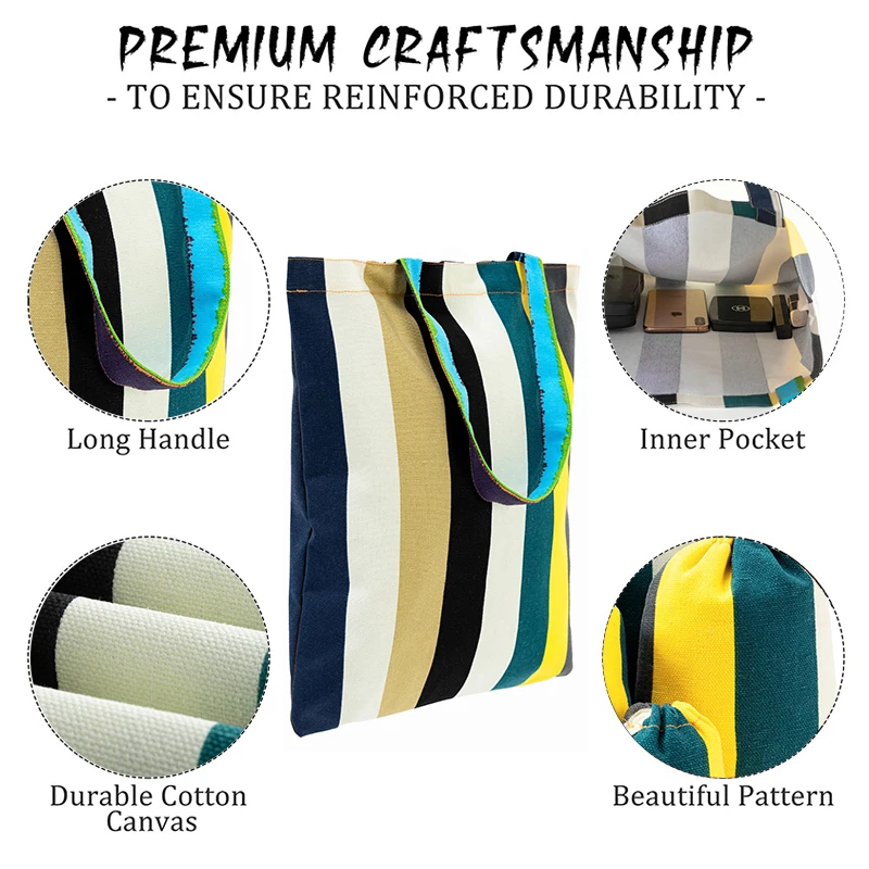 Wholesale Custom Print Logo Cheap Reusable Shopping Bags Plain White Blank Cotton Canvas Tote Bag