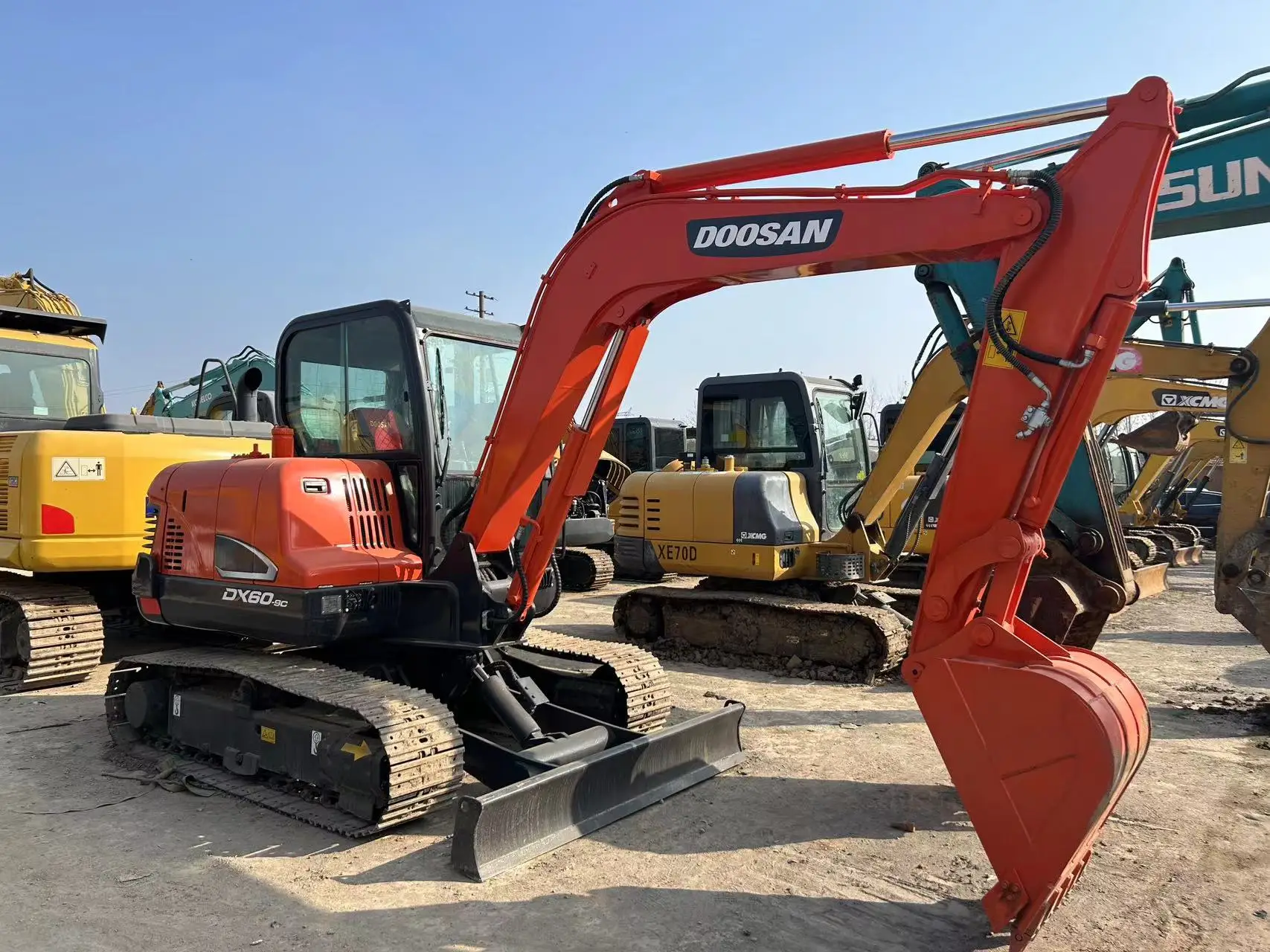 Multi function Mini excavator Used doosan dx60 dh60 doosan dx60-9 dh60 used Doosan 55 60 75 80