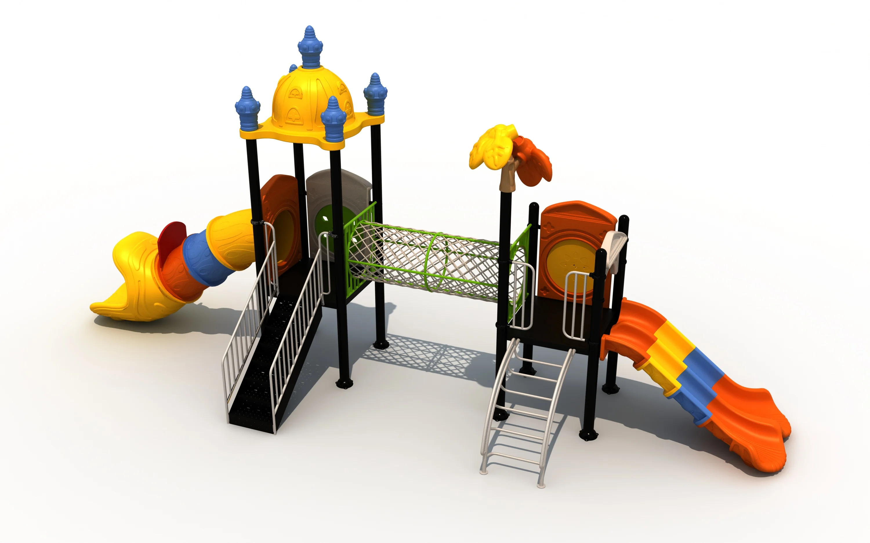 Plastic slide playground outdoor ,play equipment for children ,water slide manufacturer water slide