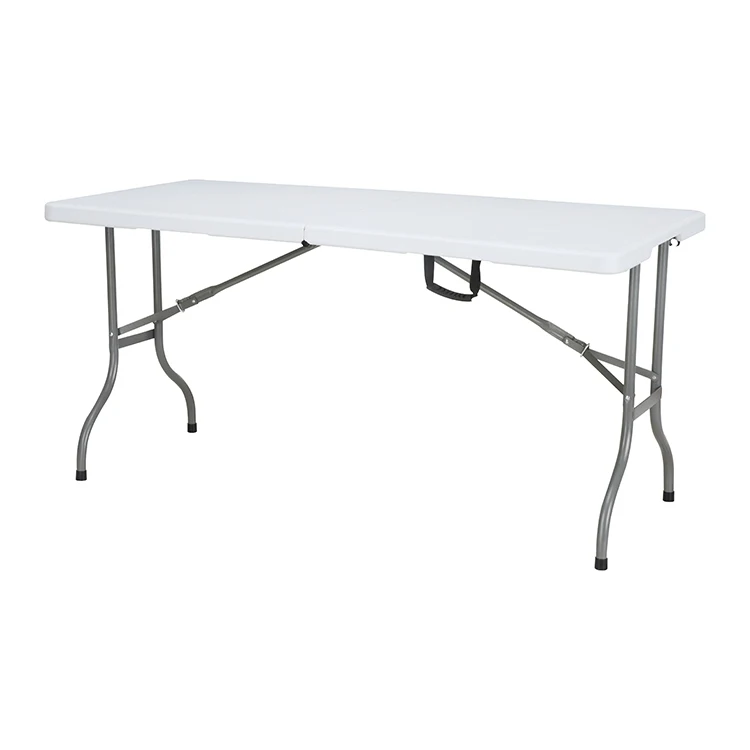 mesa de 6  furniture mounted foldable  rectangular dining table set with chair folding table with folding chairs