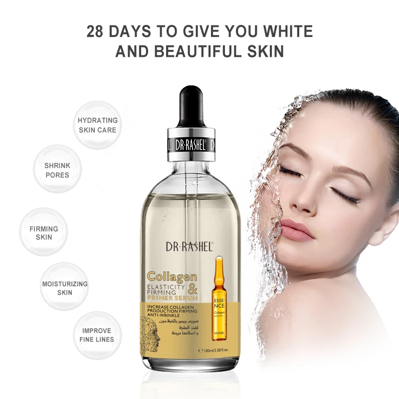 DR RASHEL Skin Care Primer Serum 100ml Moisturizing Collagen face serum