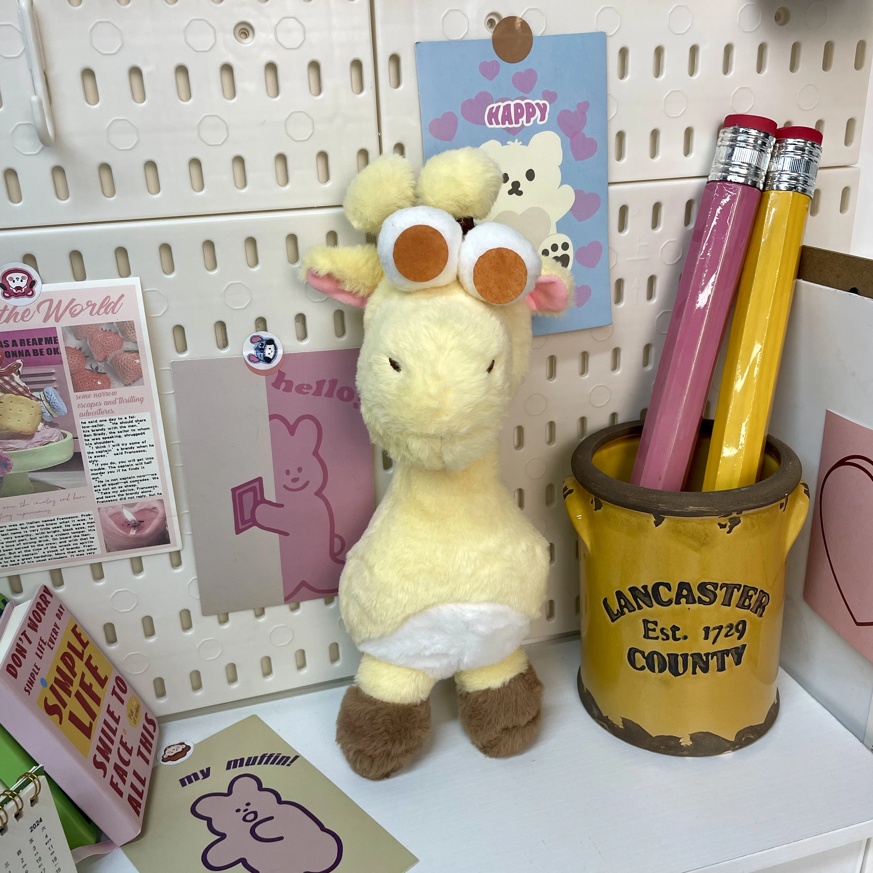 High Quality Cute Deer Stuffed Animal Plush Toy Soft Cloth Sewing Technique Embroidered Polyester Party Claw Machine Toy/Gift