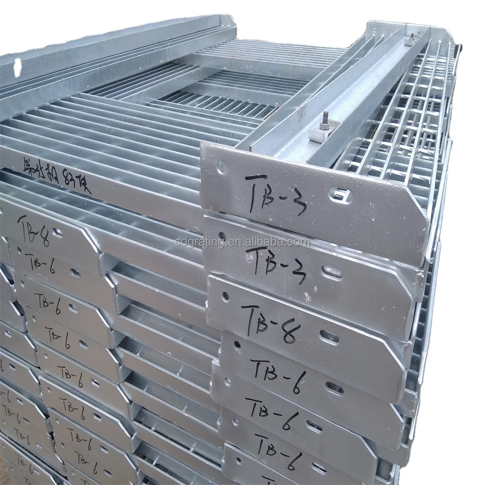 New Arrival Factory Price Galvanized Steel Bar Grating Widely Used As Stair Treads And Floor Drain