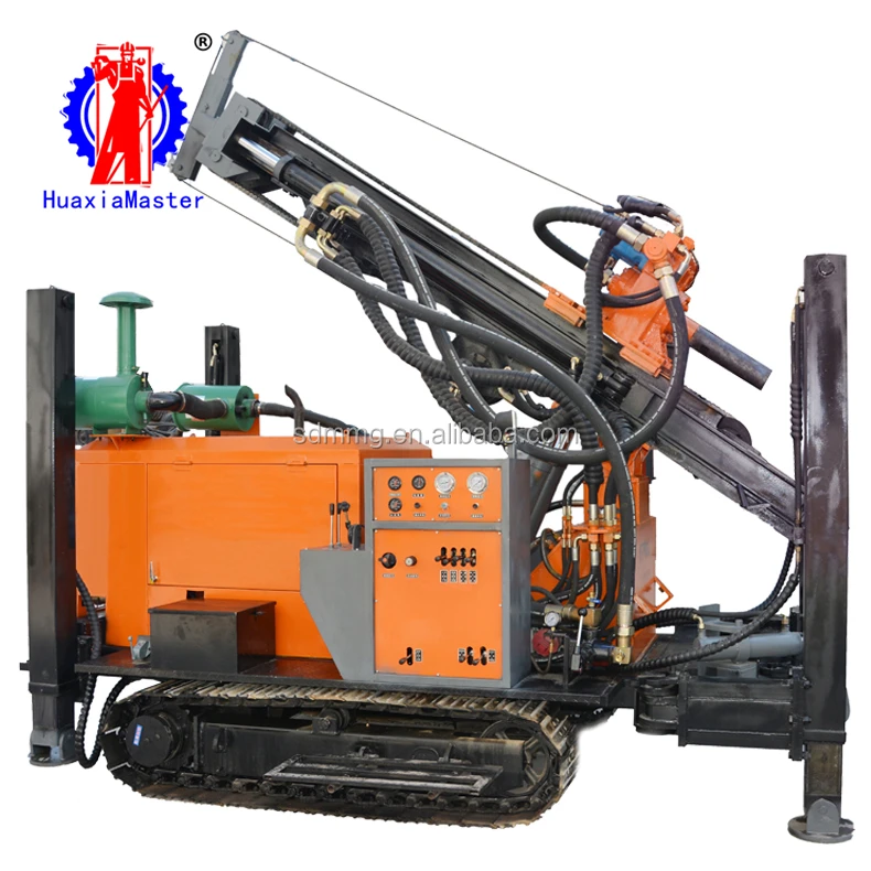 
FY200 steel caterpillar type pneumatic water well drilling rig civil engineering drilling machine 