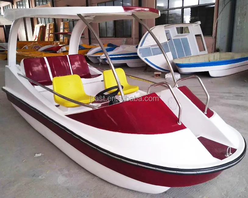 The latest 4.1m electric boat self-draining inflatable swimming pool Imported engine stainless steel speed boat