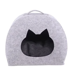 Handmade felt product animal cages luxury pet carrier pet house dog and cat bed pet houses
