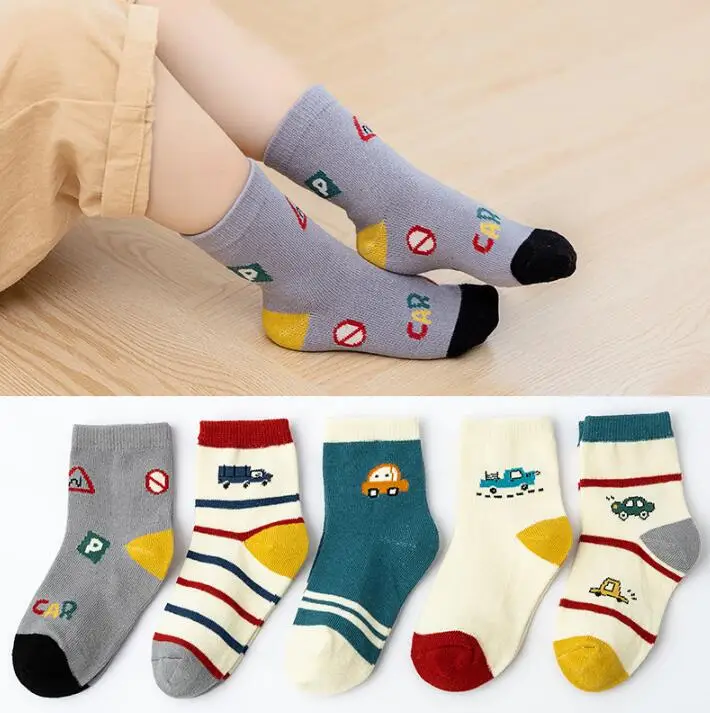KTJ-07SFT23 Boy Tube Animal Children Socks Customized Socks for Children
