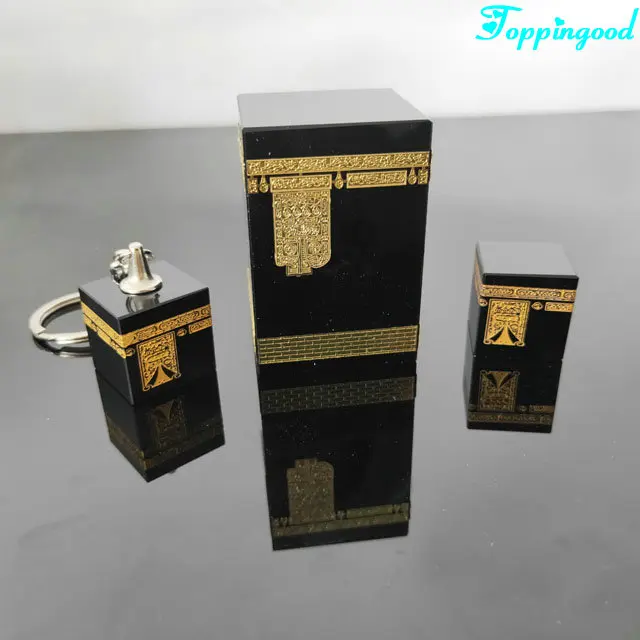 Customized Crystal Cut Islamic Kaaba Model For Home Decoration