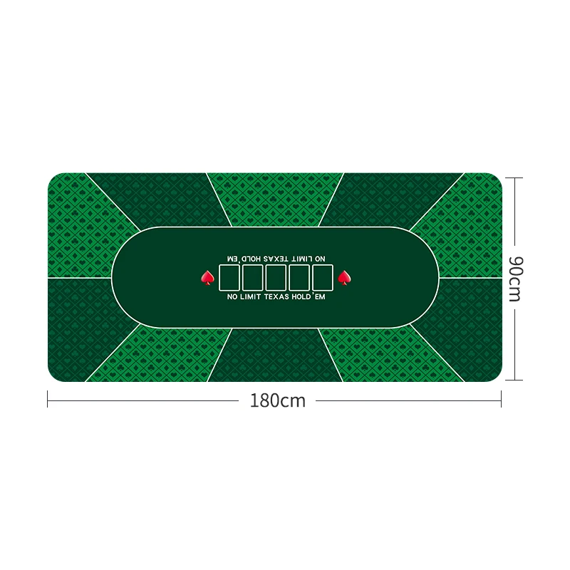 Casino Custom Waterproof Felt Texas Game Gambling Table Layout Poker Table Cloth