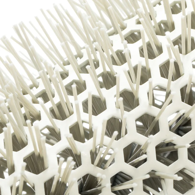 professional temperature resistant aluminum blowdry Curly hair nylon round hair brush