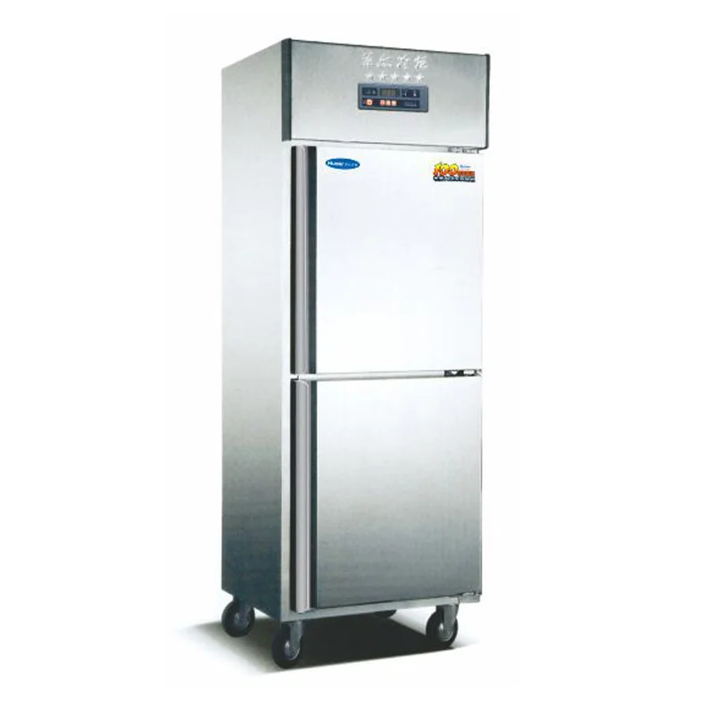 Кухонная Вертикальная морозильная камера из нержавеющей стали высокой емкости 500л 3 полки холодильное оборудование коммерческие морозильные камеры