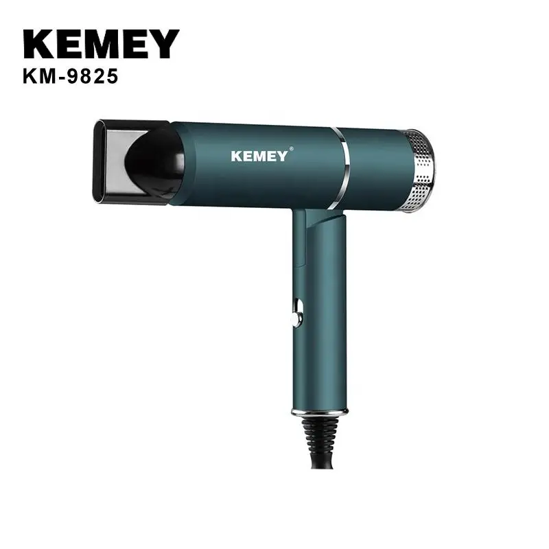 Kemei KM-9825 Hair Dryer 1000W Professional Blow Dryer Fast Drying For Hair Care T-shape Foldable Portable For Home Travel