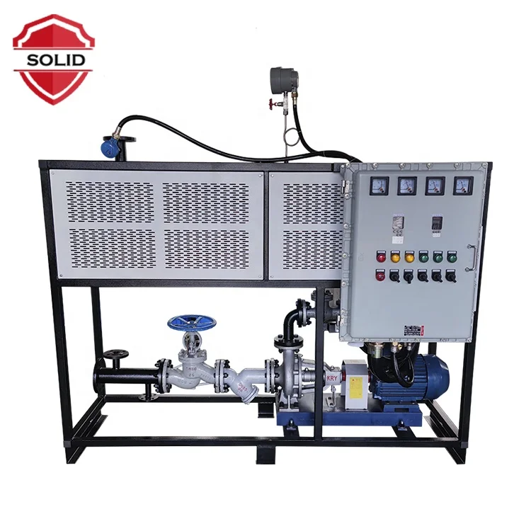 High technological standards Flange connection hot oil electric heater for Building heating