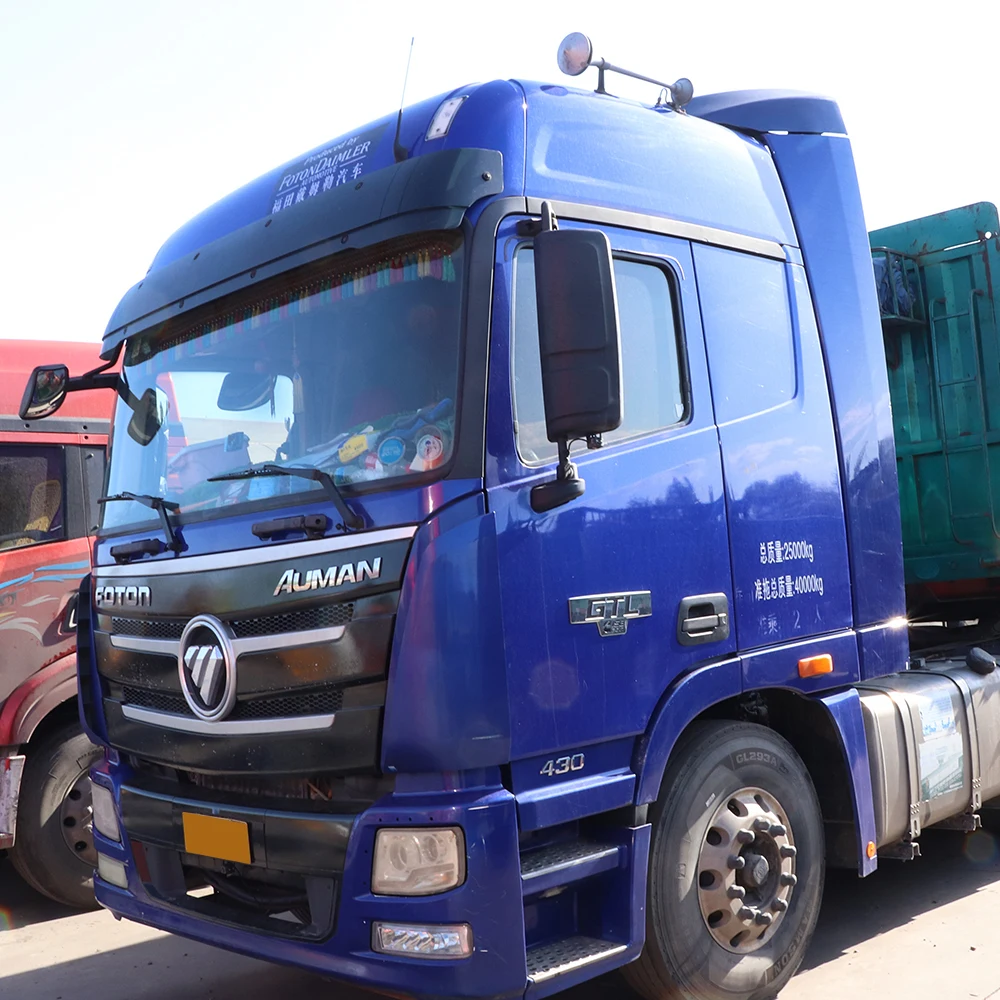 2019 Used truck Hot Inquiry Foton Aumon  8*4 12 Wheels 400HP heavy duty truck deposit shipment