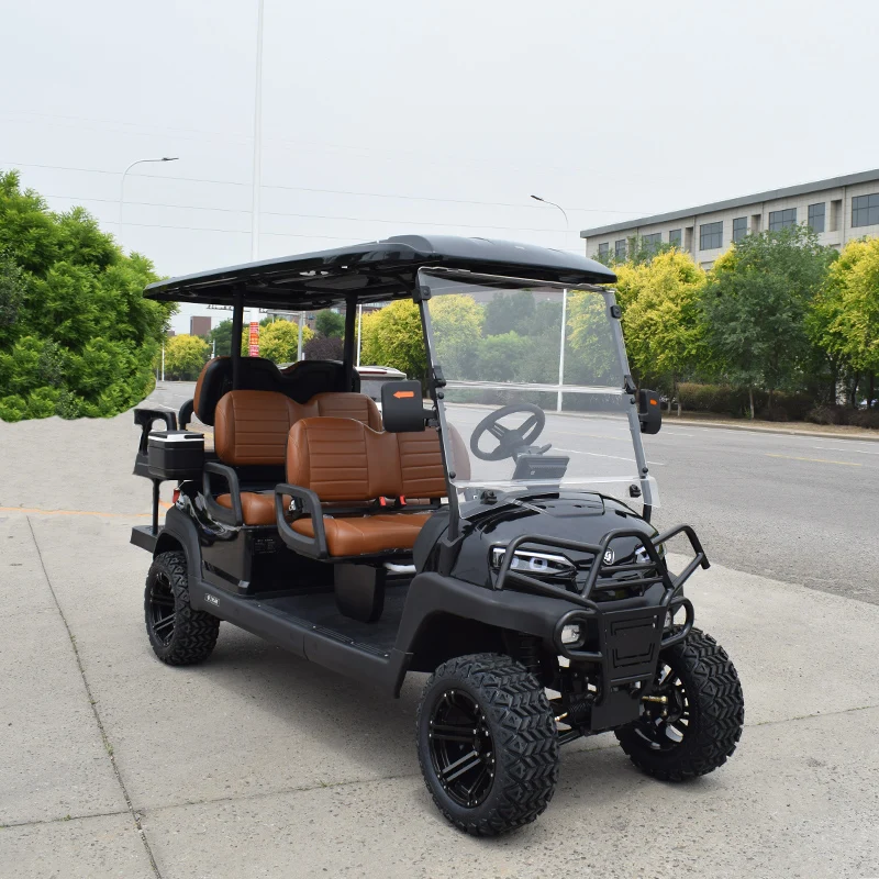 Electric Golf Carts Cheap Prices Buggy Car For Sale Chinese USA Street Legal Golf Cars 6 Seat 4+2 Seater Golf Cart