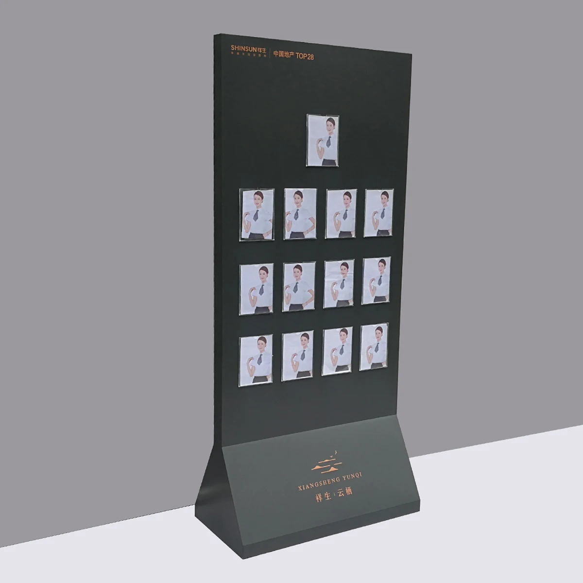 Exterior real estate building parking signage large freestanding parking sign