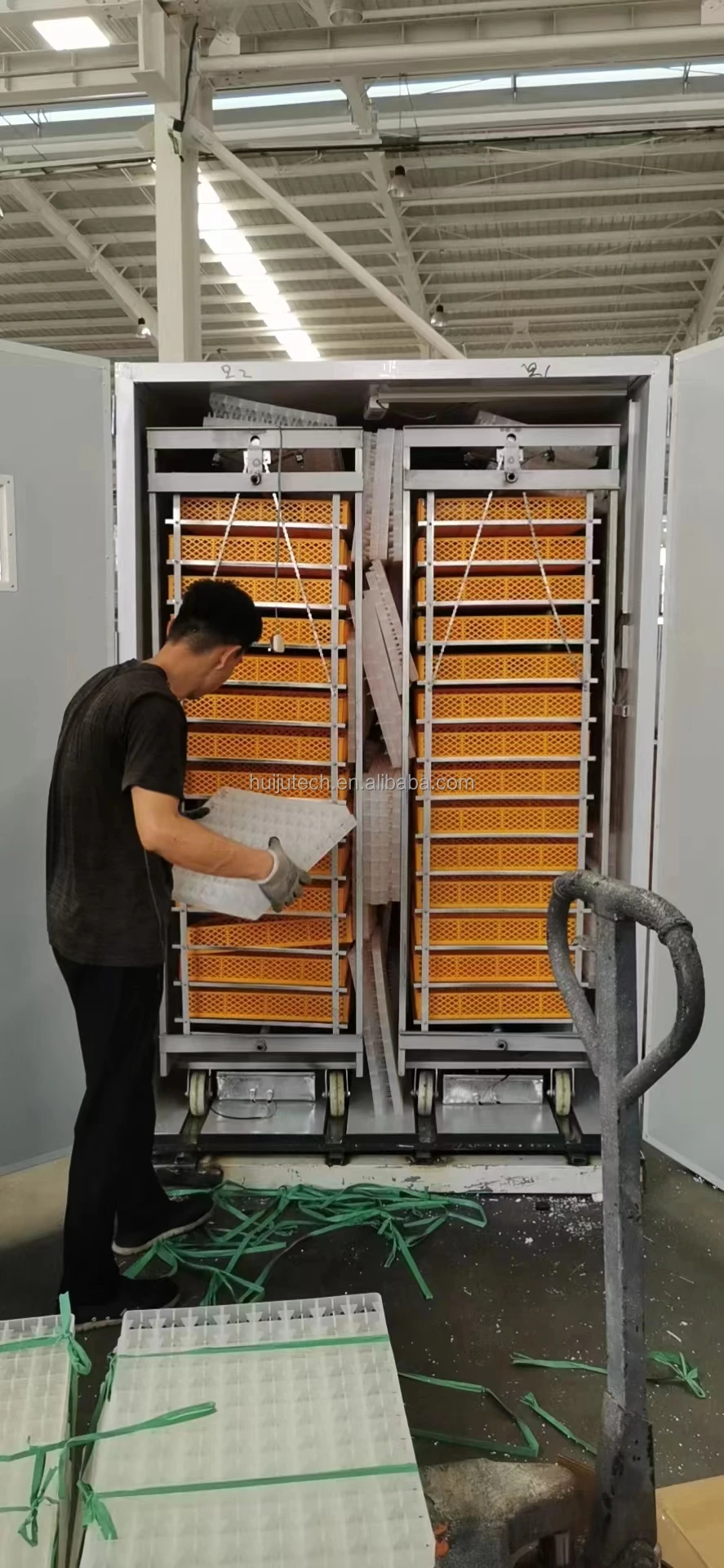 10000 eggs capacity incubator with hatchery Commercial Industrial Completely Automatic Egg Incubator Reptiles Hatcher Machine